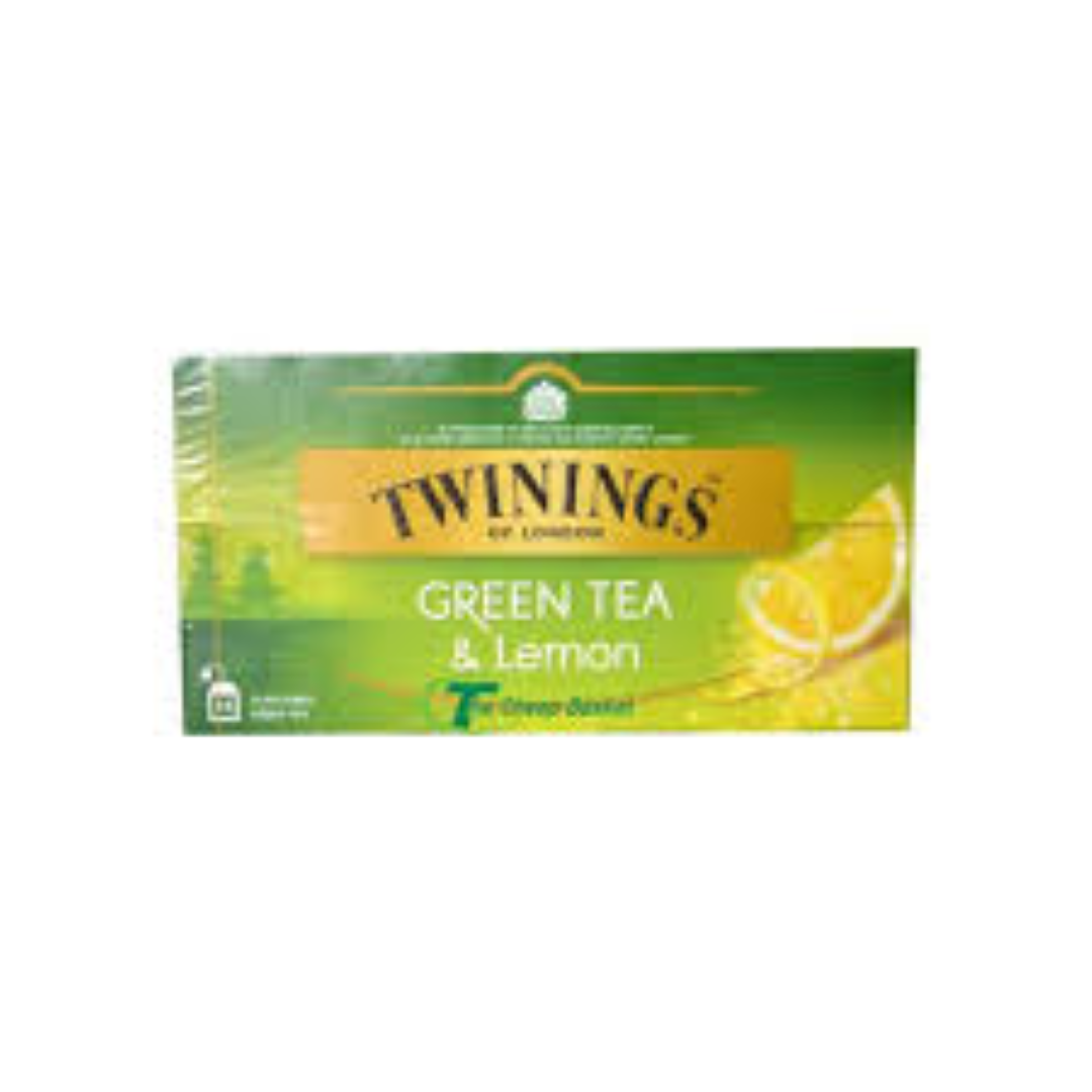 TWININGS GREEN TEA LEMON & HONEY 25'S